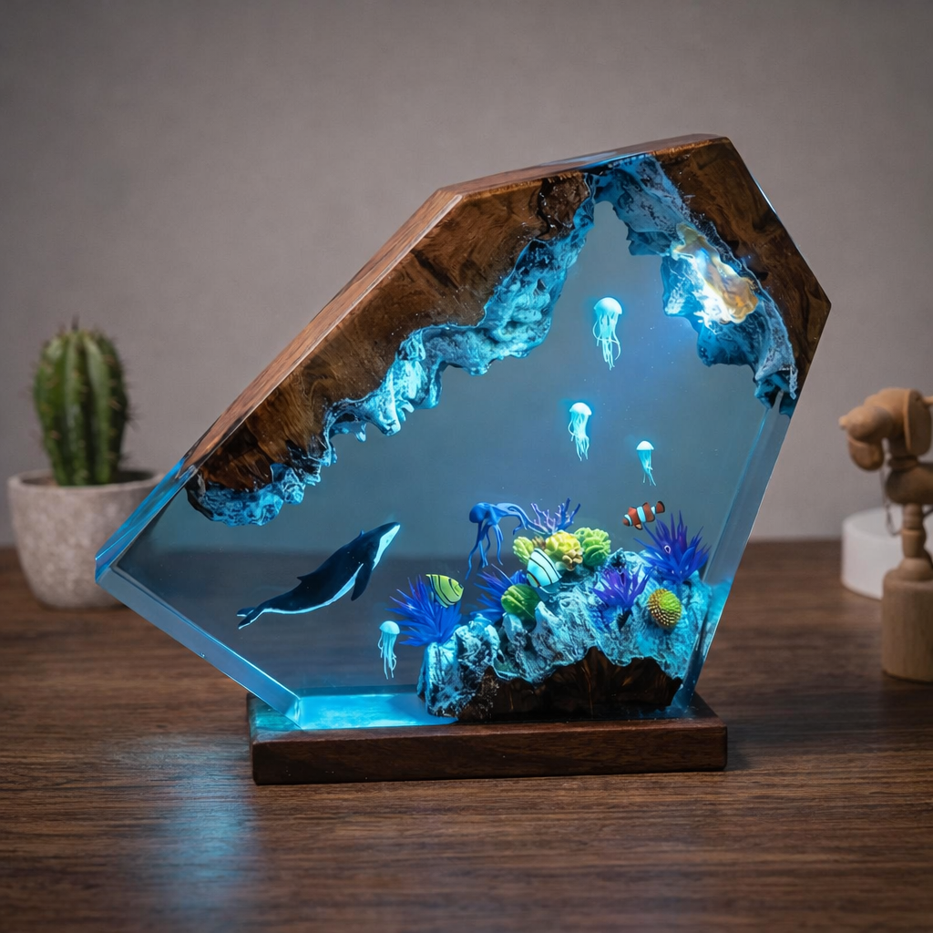 Marina Whale Lamp